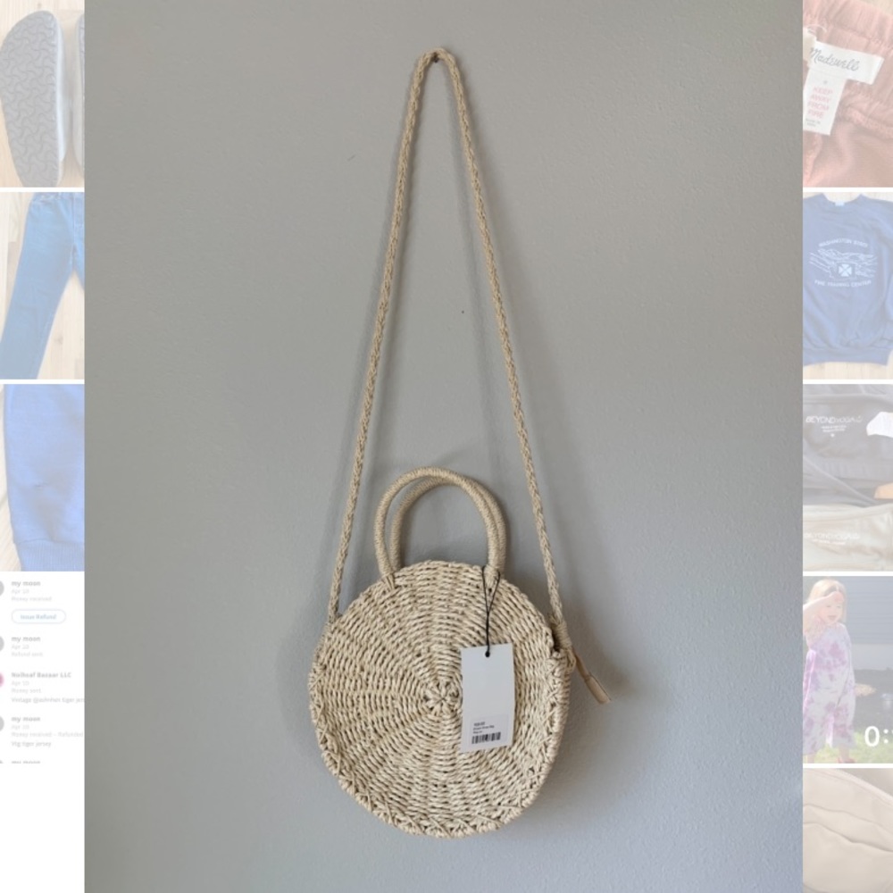 Ellison straw bag